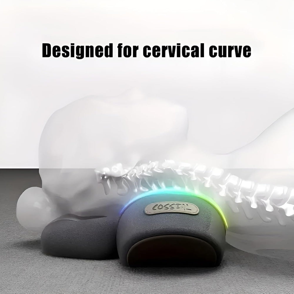 LewiTools memory foam neck support closeup demonstrates contoured comfort