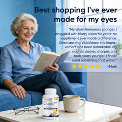 Lexenic VisioVance daily-use supplement supports routine eye comfort during screen-heavy days.