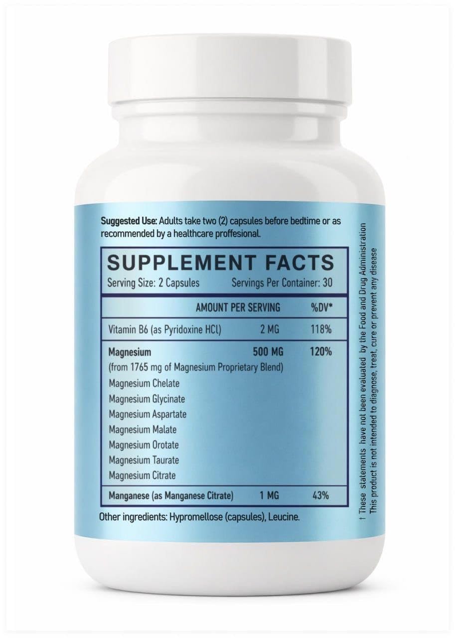 LF Laboratories seven-type magnesium forms for balanced absorption and energy