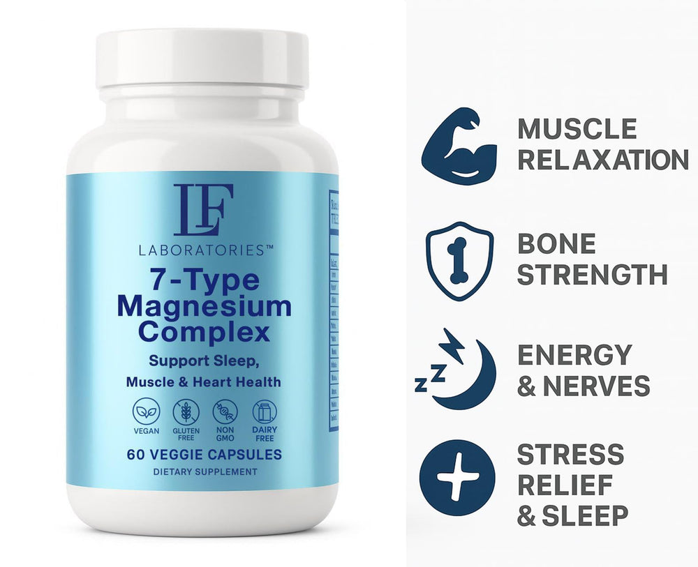 LF Laboratories Vitamin B6 additive enhances magnesium absorption and nervous system support