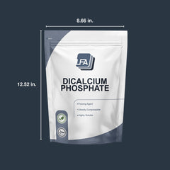 LFA DCPD powder used in dental care products for enamel polishing.