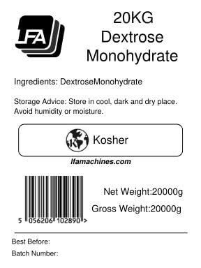 LFA Dextrose Powder quick-dissolve texture demonstrated for smooth mixing.