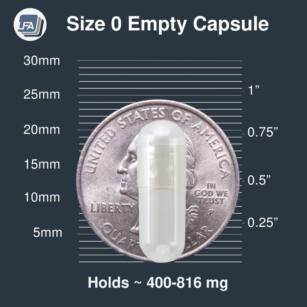 LFA empty capsules used for custom vitamin blends at home