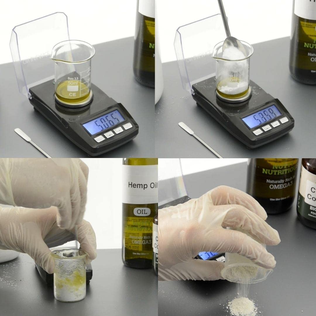 DIY toothpaste using LFA Firmaoil powder for polishing and texture