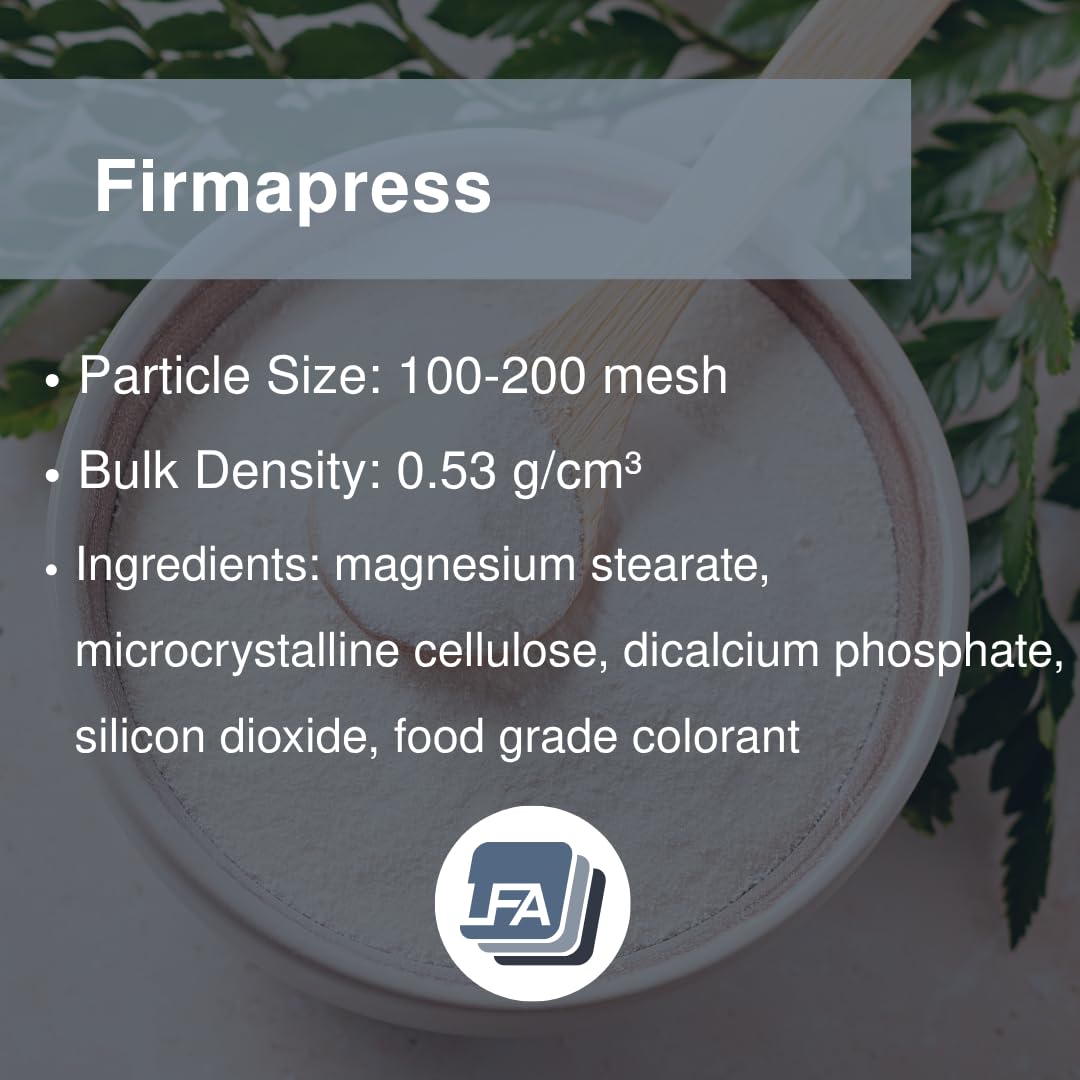 LFA Firmapress dry powder mix highlights cost-effective blend for placebo tablets.