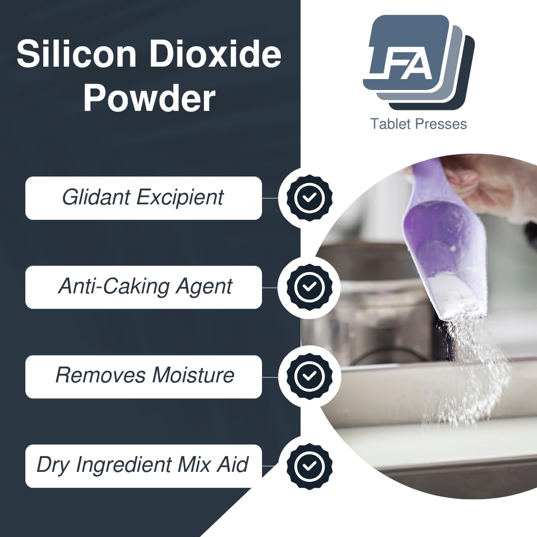 LFA silica powder is odorless and tasteless, ideal for small-amount blends.