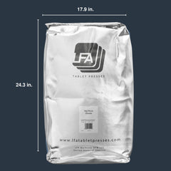 LFA silica powder packaged in USA, certified for food safety and traceability.