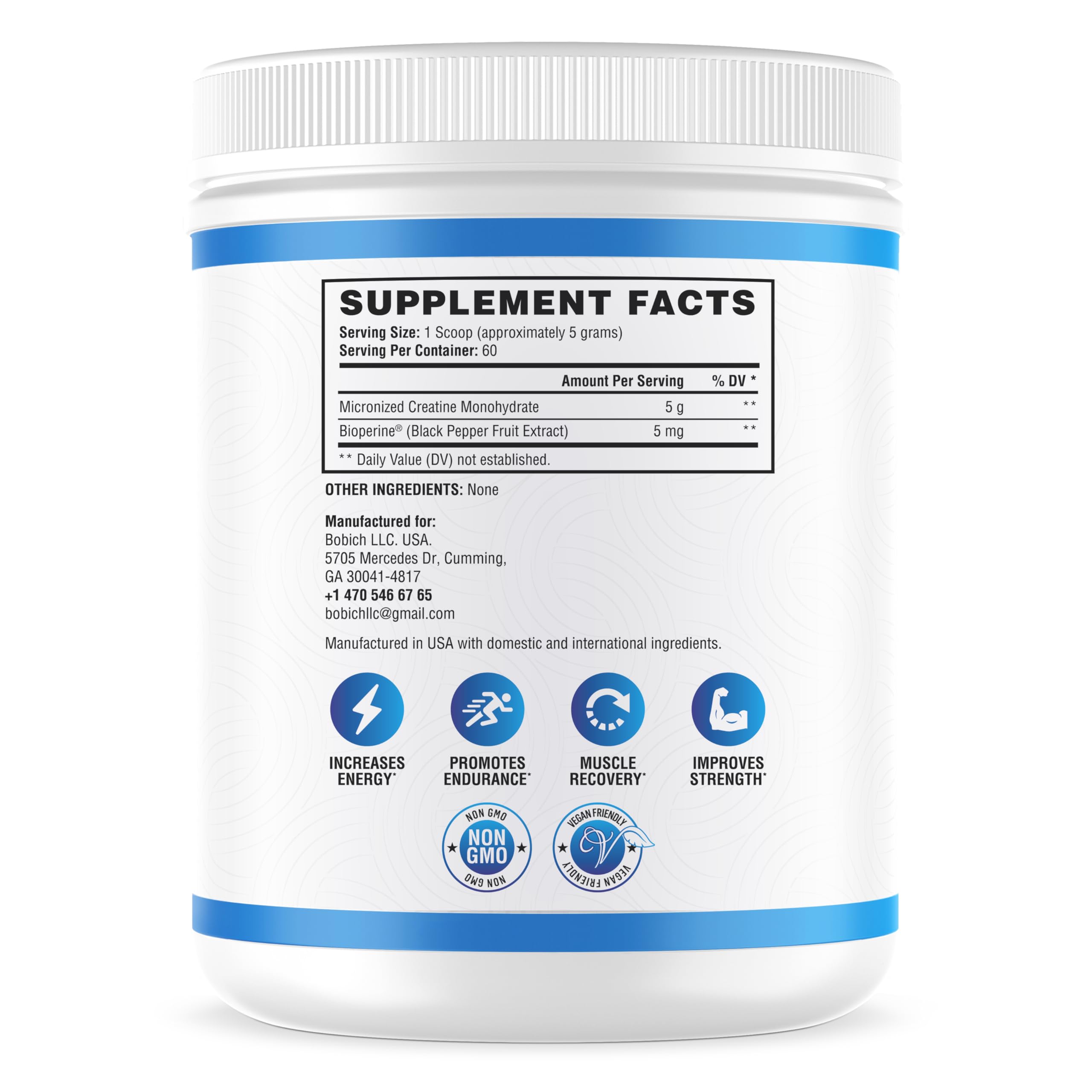 NutraScience Creatine Monohydrate dissolving in a glass of water
