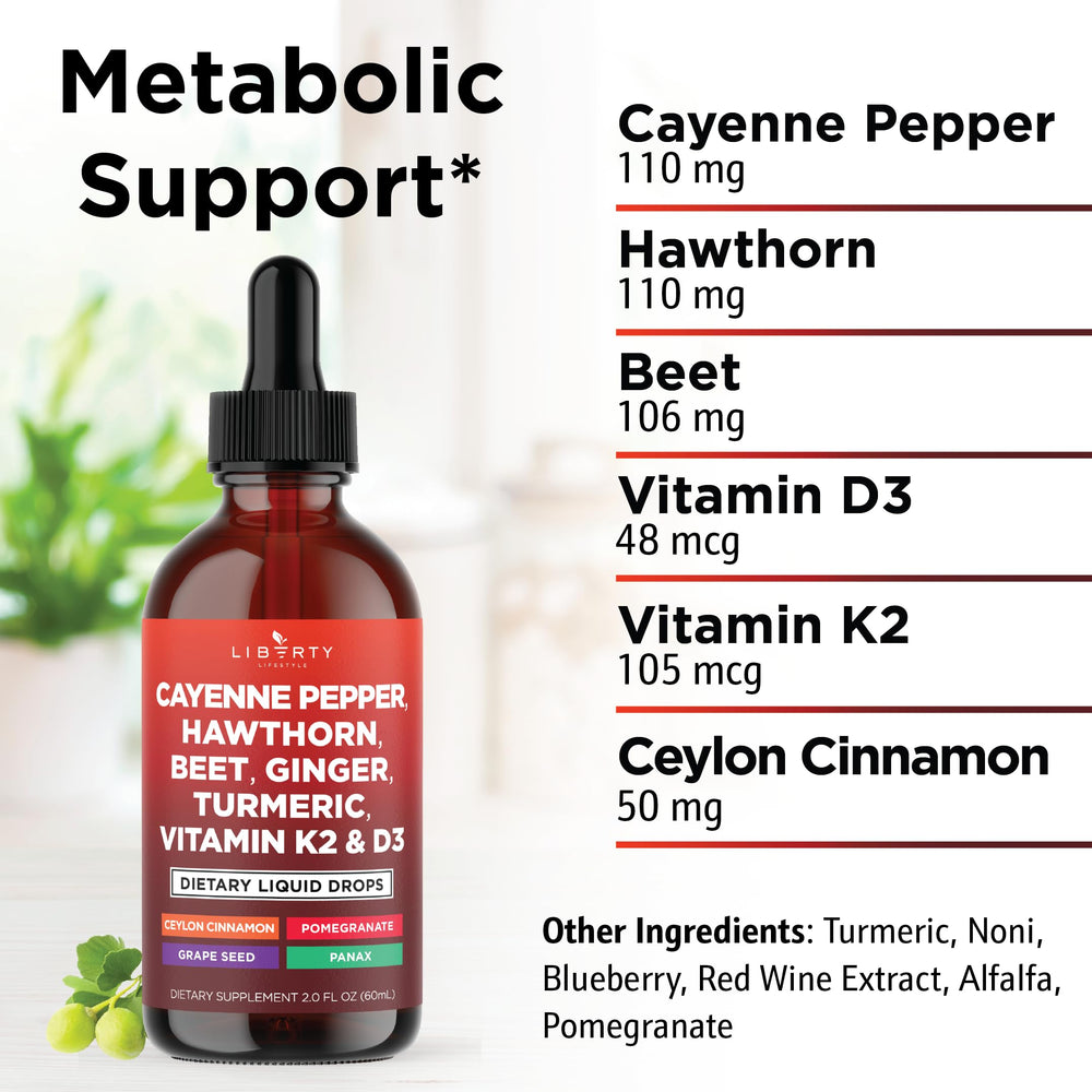 Liberty Lifestyle D3 K2 liquid drops for daily vitamin support