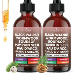 Liberty Lifestyle Defend Wormwood bottle front showing tincture for daily wellness