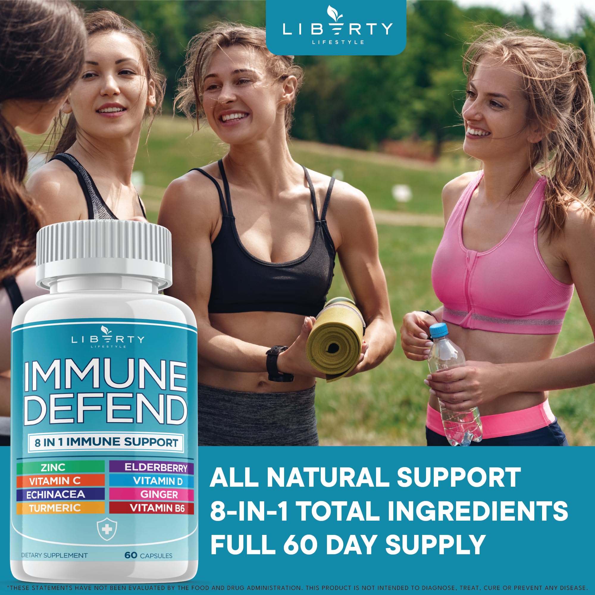 Liberty Lifestyle three-pack packaging highlighting value and convenience.