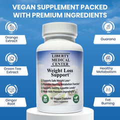 Liberty Medical Center product packaging scene indicating easy daily intake