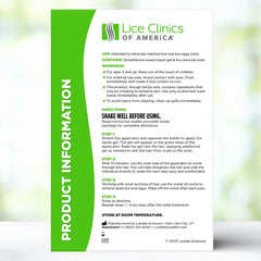 Lice Clinics of America kit in use demonstrating simple steps.