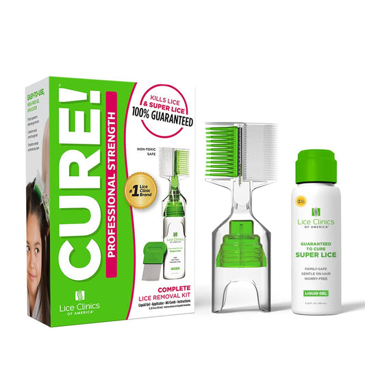 Lice Clinics of America kit packaging for safe home use.