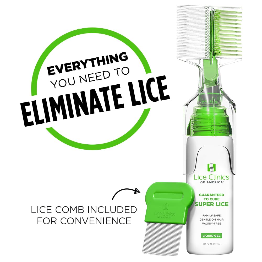 Lice Clinics of America premium metal comb for precise nit removal.
