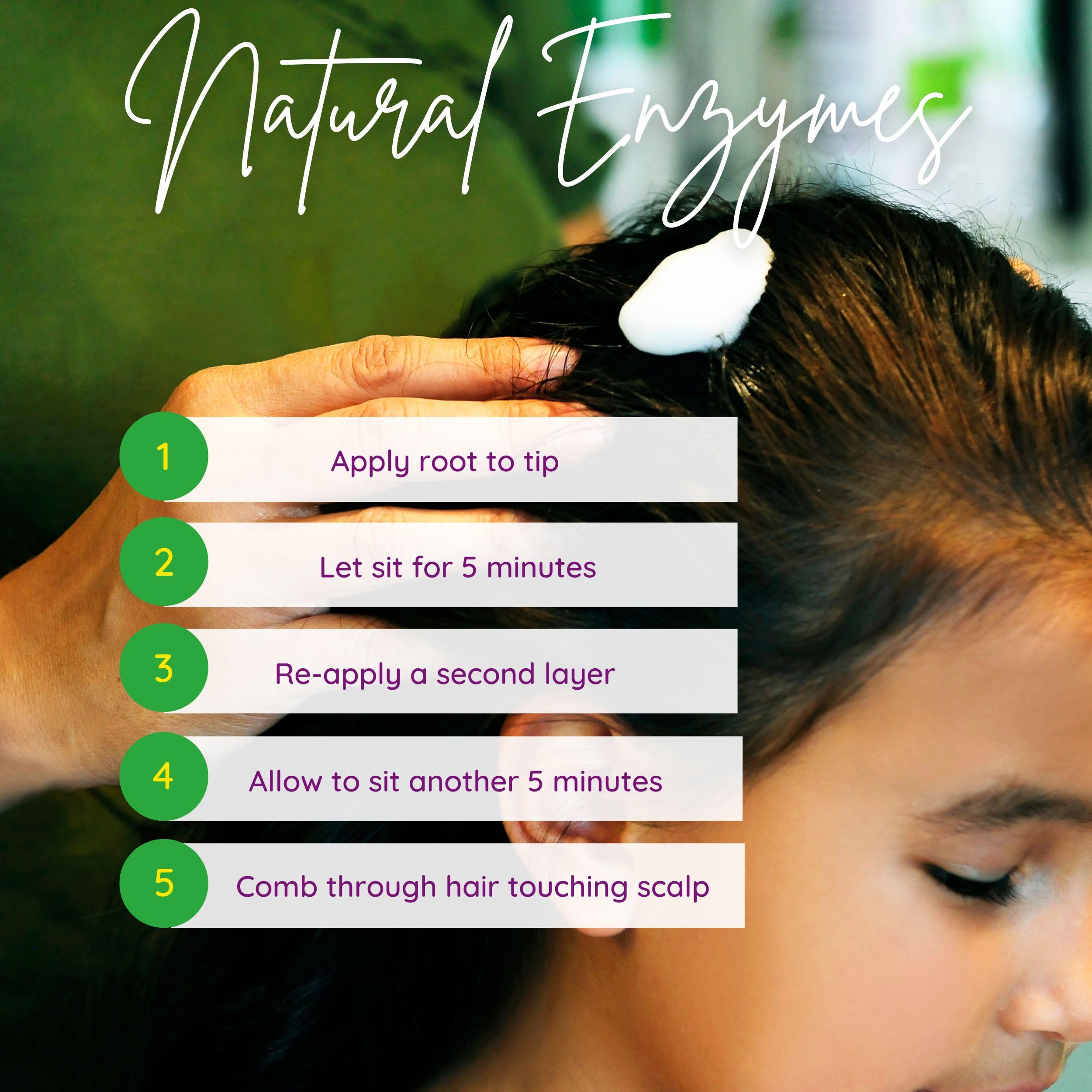 Lice Eliminator Comb shown separately for easy nit removal after treatment.