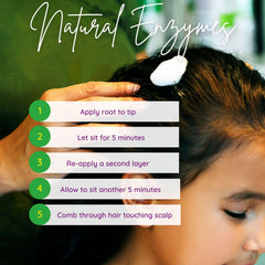 Lice Eliminator Comb shown separately for easy nit removal after treatment.