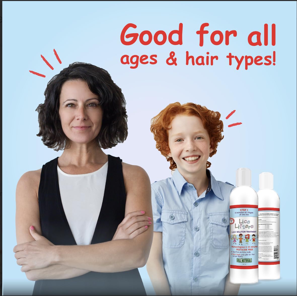 Lice Lifters 2-pack packaging emphasizes value and convenience.