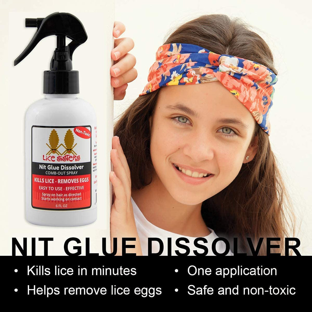 Lice Sisters application spray on-area demonstrates quick, on-contact action against lice.