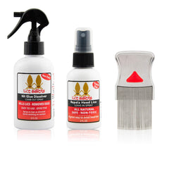 Lice Sisters Nit Glue Dissolver spray bottle for quick lice removal