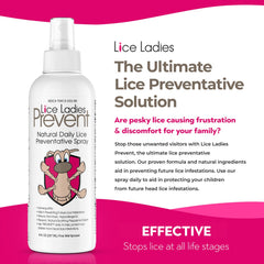Lice Ladies card with QR code for the free eBook.