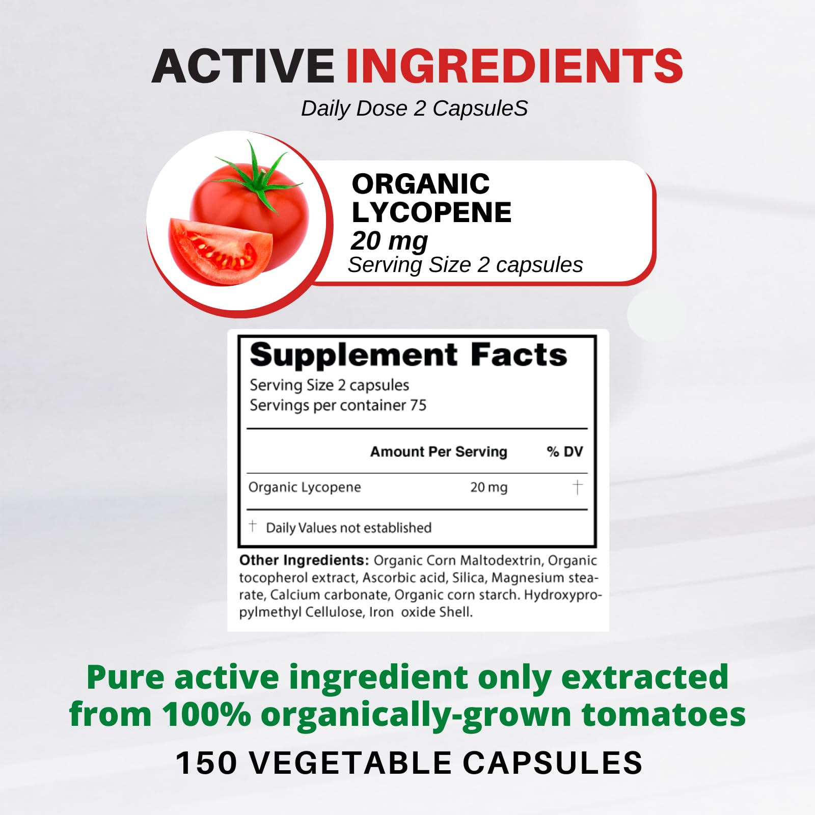 Italian tomato lycopene extract visual showcasing pure ingredient for health