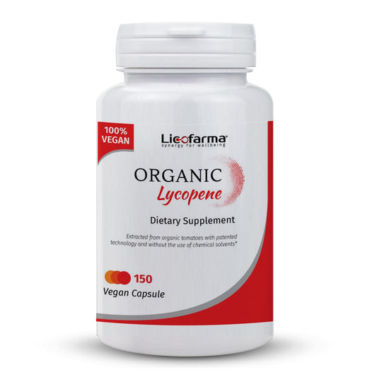 Licofarma Organic Lycopene capsules ready for daily antioxidant support