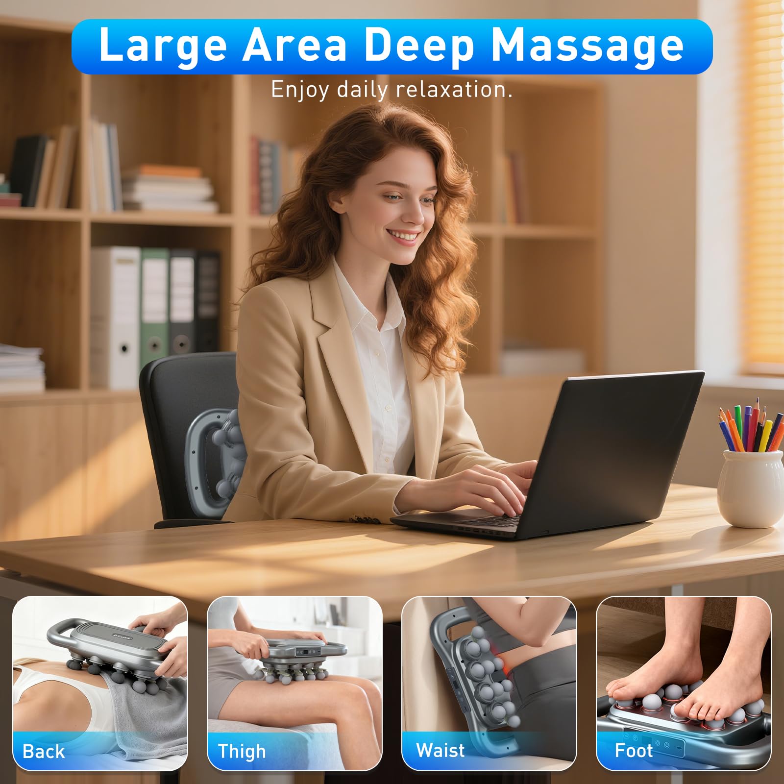 LIDEEYA handheld design with ergonomic handle for easy use