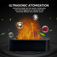 Liexopr fireplace diffuser 150ml tank supports hours of continuous mist.