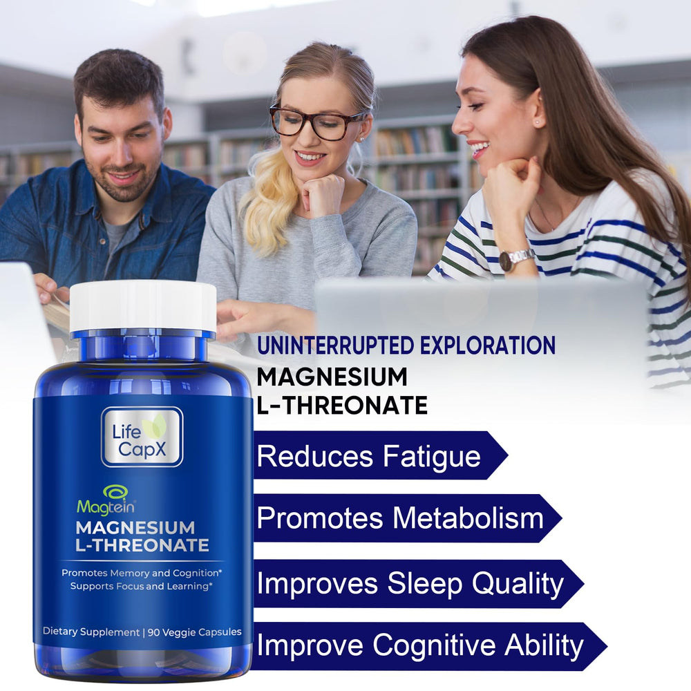 Life Capx Magtein capsules ready for daily cognitive support on the go.