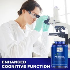 Life Capx Magtein capsules in hand, illustrating convenient daily use.