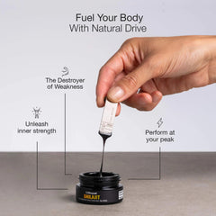 Life Cykel Mongolia Warrior Pack shilajit gummies closeup emphasizes convenient daily minerals.