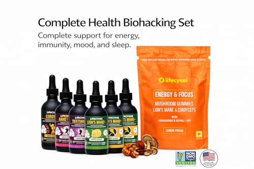 Life Cykel Cordyceps drops for sustained energy.