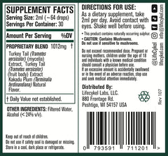 Life Cykel US-grown turkey tail mushrooms emphasize quality control and transparent sourcing.