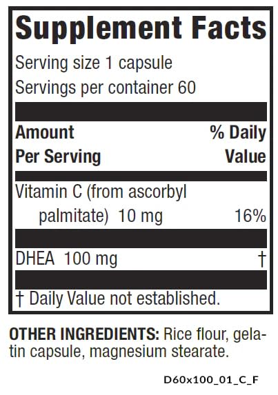 Life Enhancement DHEA Original packaging emphasizes European manufacturing standards and product integrity.