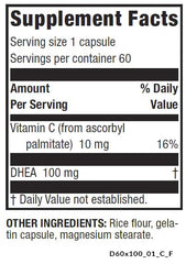 Life Enhancement DHEA Original packaging emphasizes European manufacturing standards and product integrity.