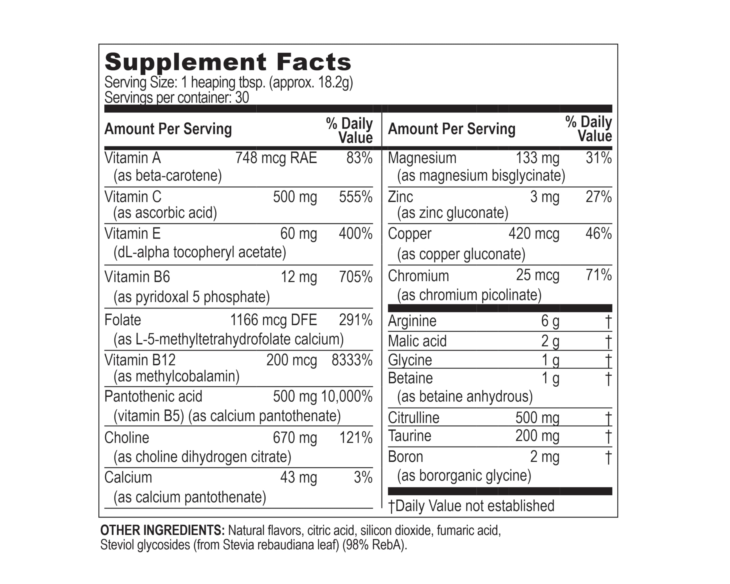 Life Enhancement InnerPower tub close-up showing powder for daily nutrition.