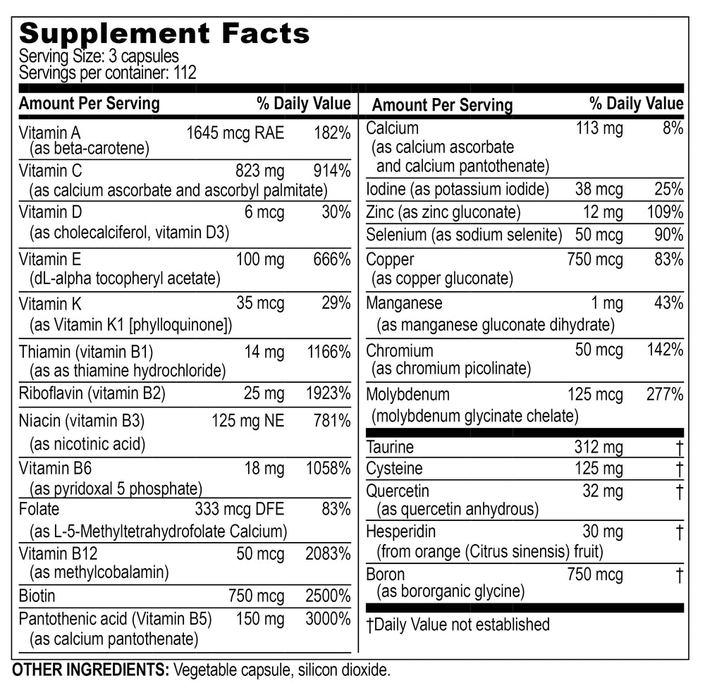 Life Enhancement Radical Shield capsules poured for a structured after-meal routine