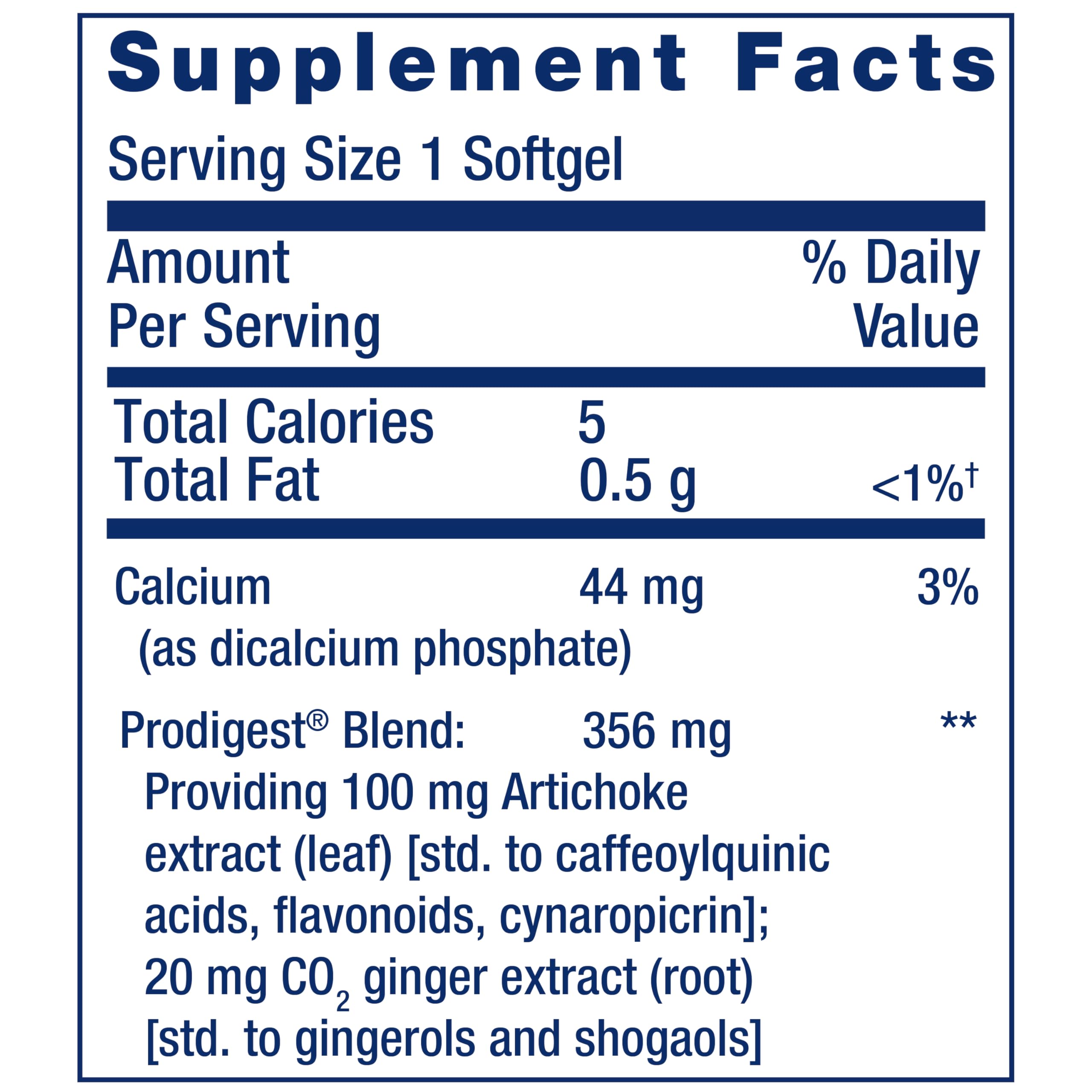 Life Extension Bloat Relief artichoke extract detail for digestive support.