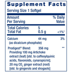 Life Extension Bloat Relief artichoke extract detail for digestive support.