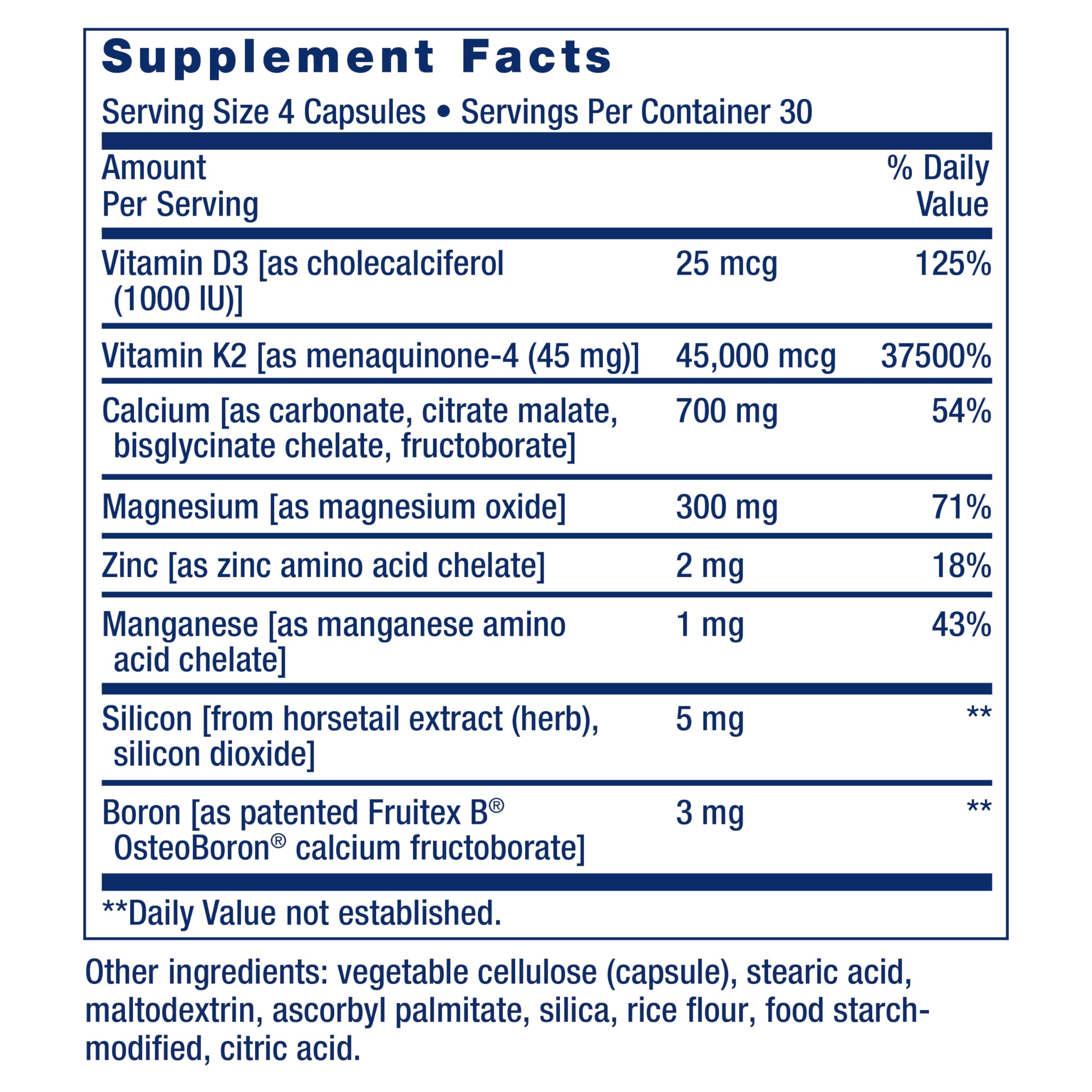 Life Extension Bone Restore Elite calcium and D3 capsules designed for daily bone care