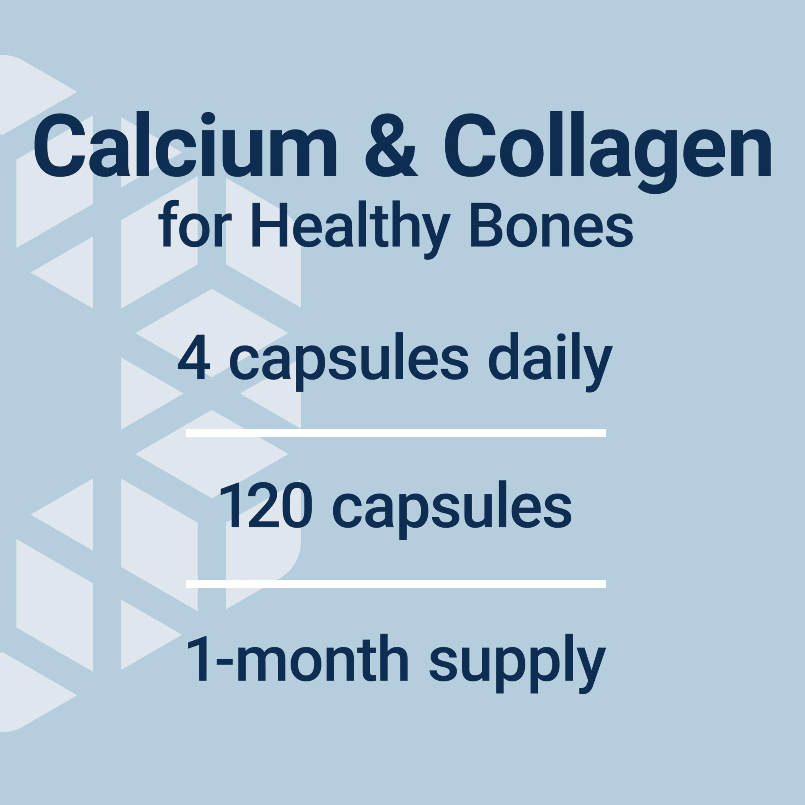 KoAct chelated calcium and collagen image on Life Extension formula packaging.