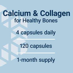 KoAct chelated calcium and collagen image on Life Extension formula packaging.