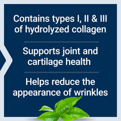 Life Extension Collagen Peptides label highlights types I, II & III for skin and joints.