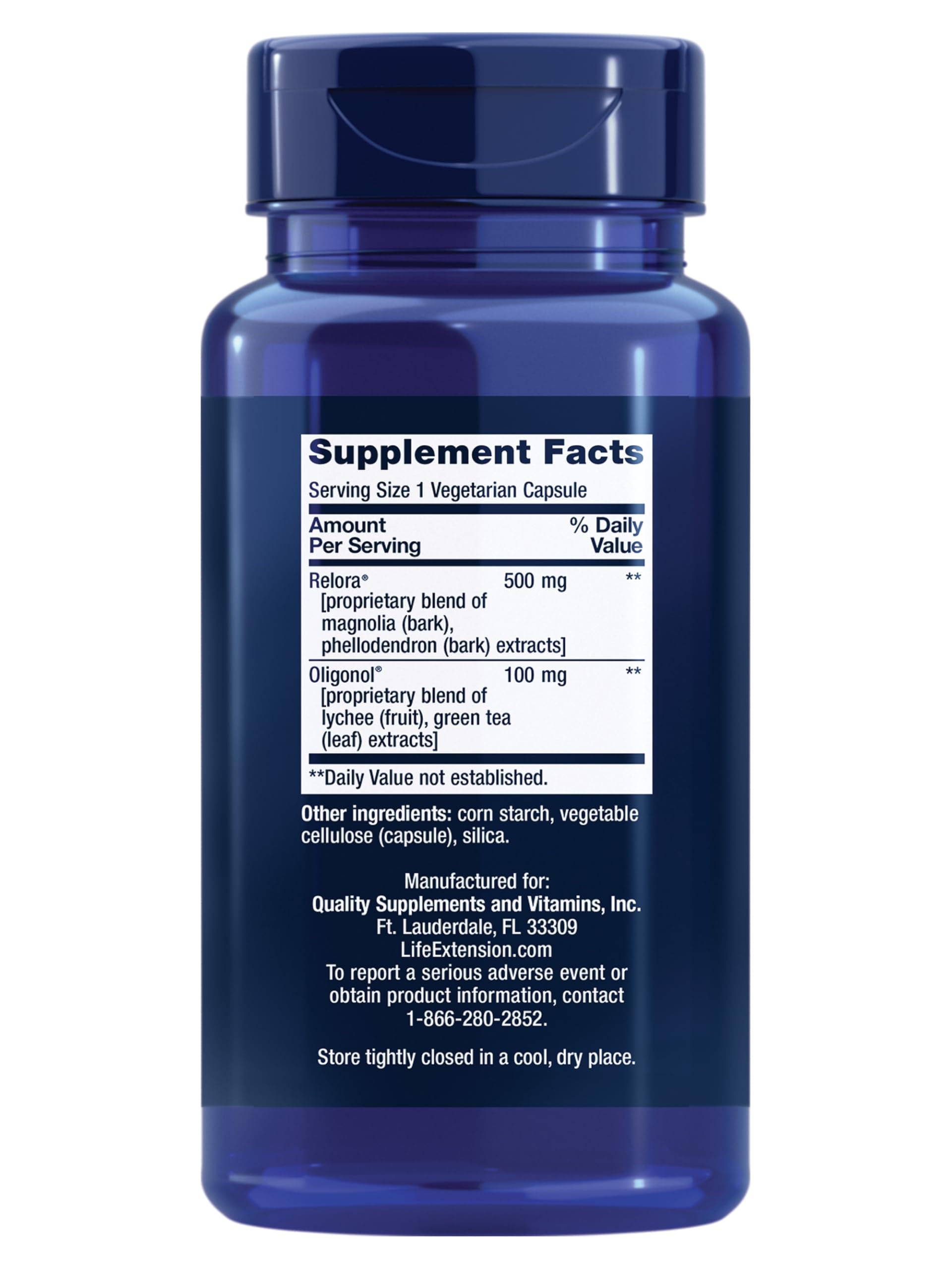 Cortisol-Stress Balance capsules ready for daily use