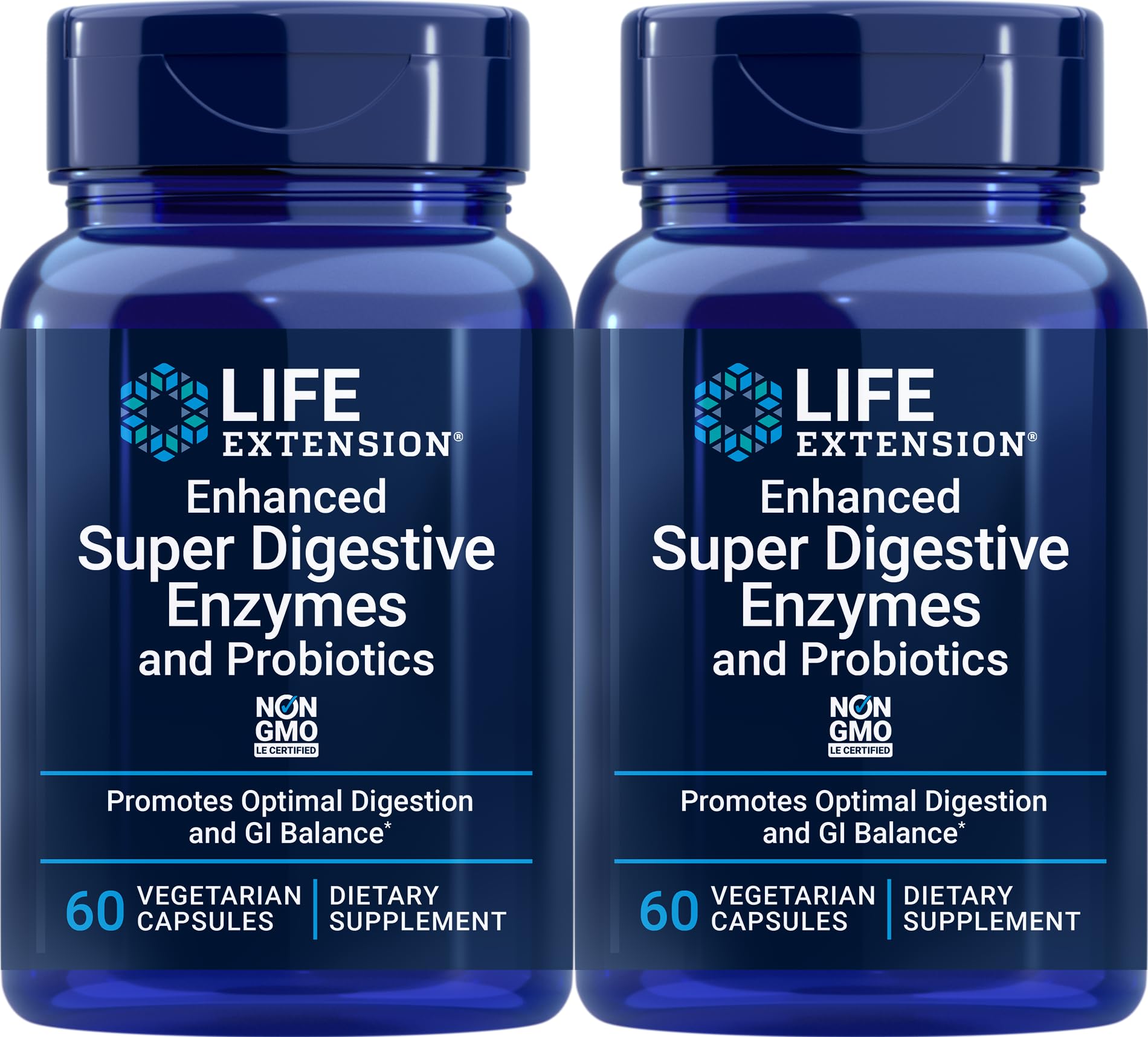 Life Extension bottle of Enhanced Digestive Enzymes for digestion support