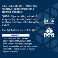 Life Extension Fat-soluble vitamins combo delivering comprehensive nutrition in one capsule