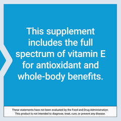 Life Extension Gamma E certificate-of-analysis seal reinforces product transparency and purity.