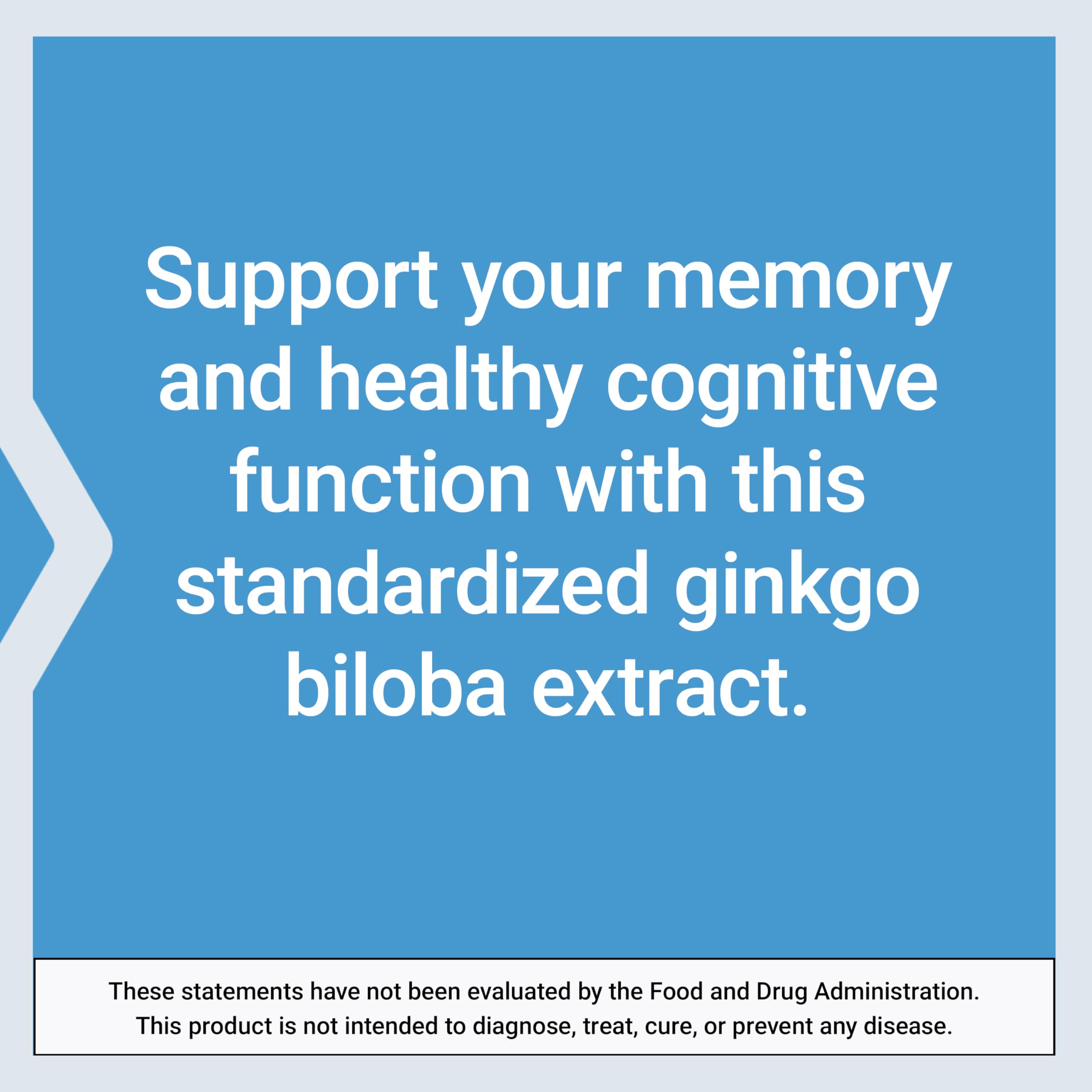 Life Extension Ginkgo Biloba vegetarian capsules highlighting plant-based formula.