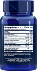 Close-up of Life Extension Collagen Plus tablets highlighting the bioactive formula for hair and skin